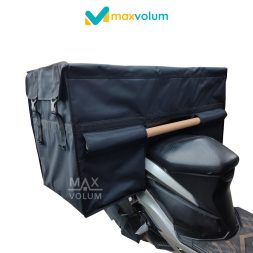Tas Motor Super Hitam List Hitam